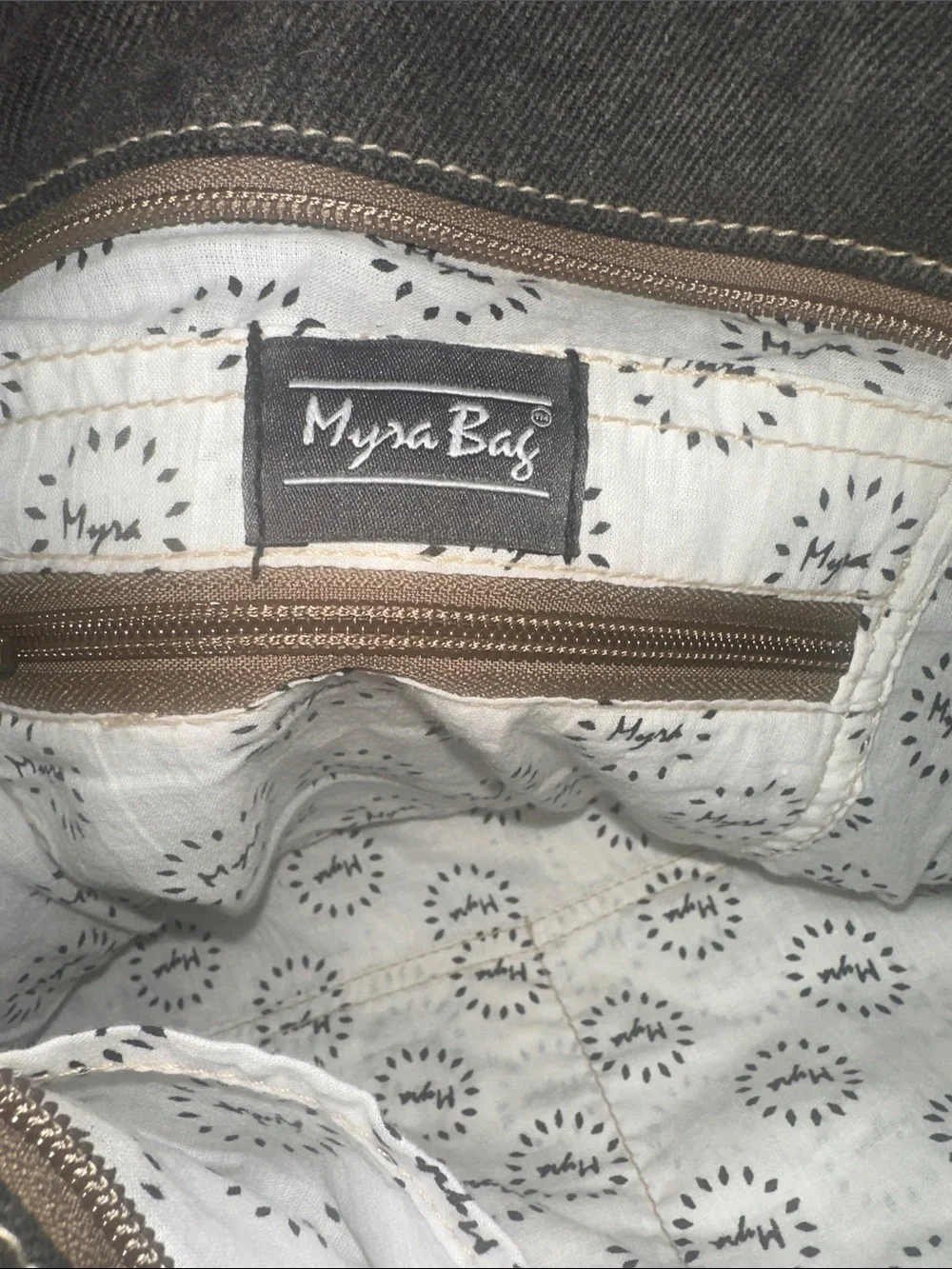 Myra Bag Bling Canvas & Hairon Shoulder Crossbody Bag